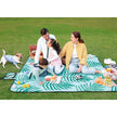 Large Picnic Blanket – Waterproof Material – Blue – Features Carry Handle