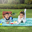 Large Picnic Blanket – Waterproof Material – Blue – Features Carry Handle