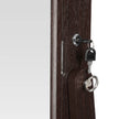 Jewelry Armoire – Wood – Brown – Full Length Mirror with Simple Assembly