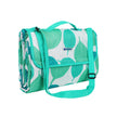 Insulated Picnic Blanket – Washable Fabric – Leaf Pattern – Lightweight & Foldable with Shoulder Strap