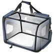 Folding Fabric Pet Carrier – Lightweight – Black – Versatile Travel and Booster Seat