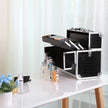 Lockable Vanity Case – Plastic – Black – Professional Makeup Storage