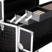 Lockable Vanity Case – Plastic – Black – Professional Makeup Storage