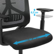 Ergonomic Office Chair – Mesh – Black – Adjustable Headrest, Armrest, and Lumbar Support