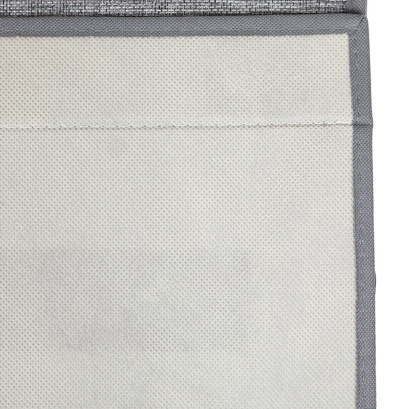 Stackable Storage Bins – Metal Frame – Grey – Magnetic Closure, Set of 4