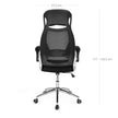 High Back Office Chair – Mesh – Black – Swivel Design with Flip-Up Armrests