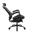 Ergonomic Office Chair – Mesh – Black – Adjustable Seat and Backrest with Headrest and Lumbar Support
