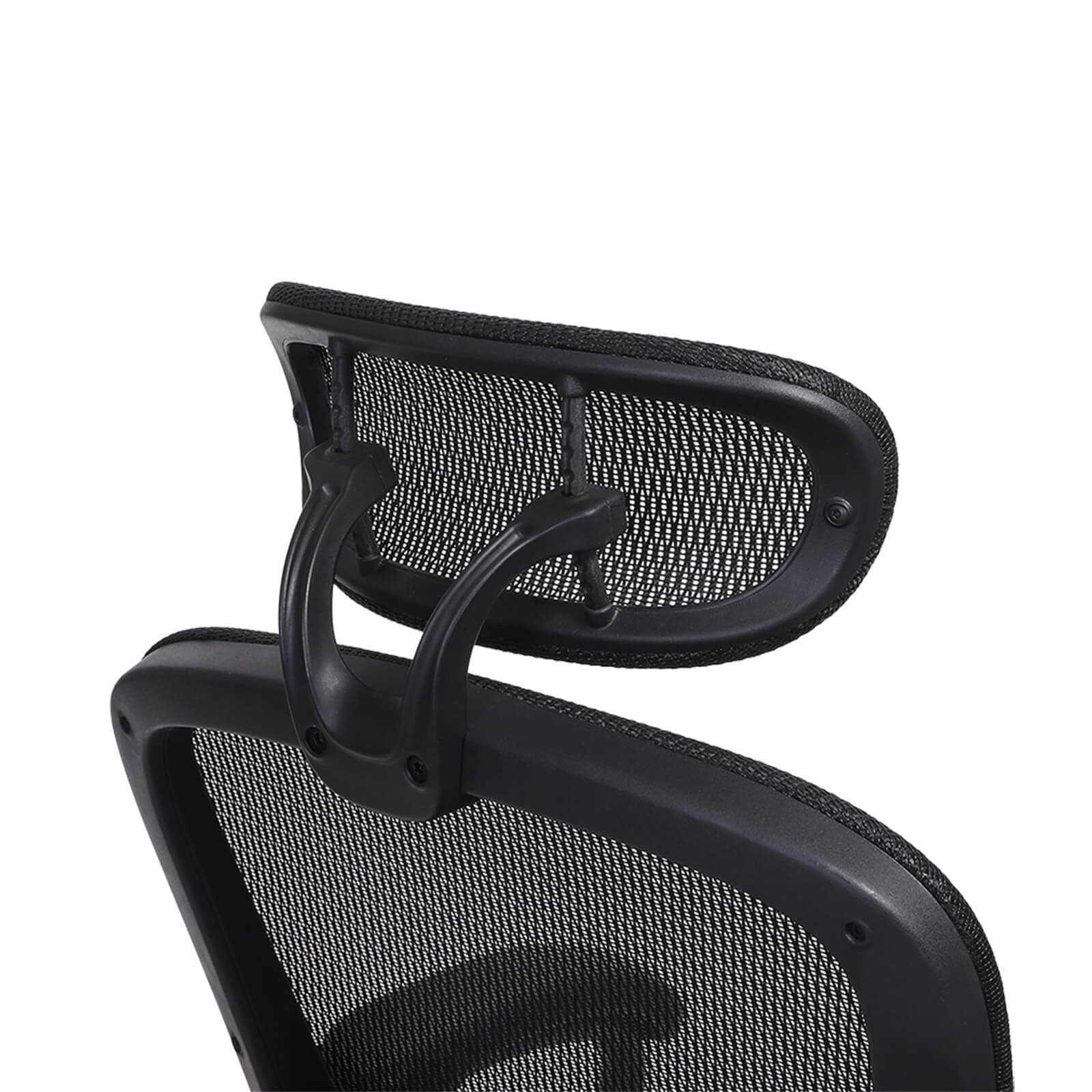 Ergonomic Office Chair – Mesh – Black – Adjustable Seat and Backrest with Headrest and Lumbar Support