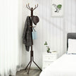 Clothes Stand – Metal – Black – 182 cm Height with Hat and Handbag Hooks