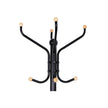 Clothes Stand – Metal – Black – 182 cm Height with Hat and Handbag Hooks
