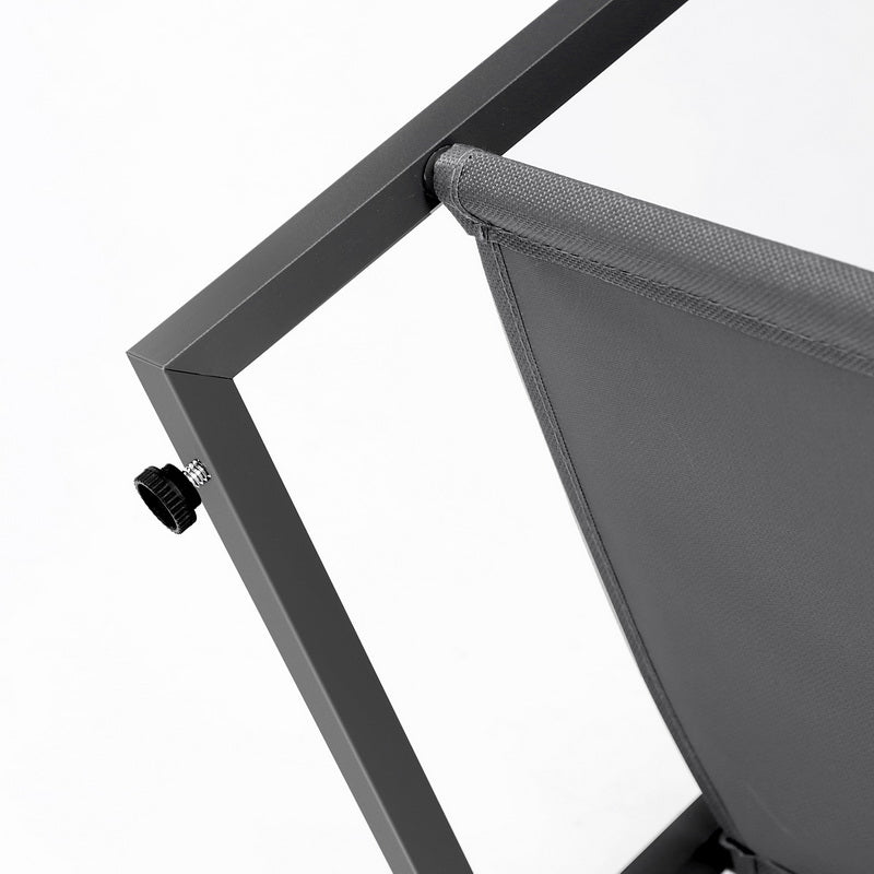 Shoe Rack – Metal Frame & Oxford Fabric – Black – Adjustable & Expandable 4-Tier Design