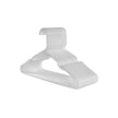 Plastic Clothes Hangers – Plastic – White – Space Saving, Thin Design – 50 Pack