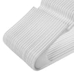 Plastic Clothes Hangers – Plastic – White – Space Saving, Thin Design – 50 Pack