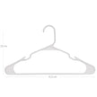 Plastic Clothes Hangers – Plastic – White – Space Saving, Thin Design – 50 Pack