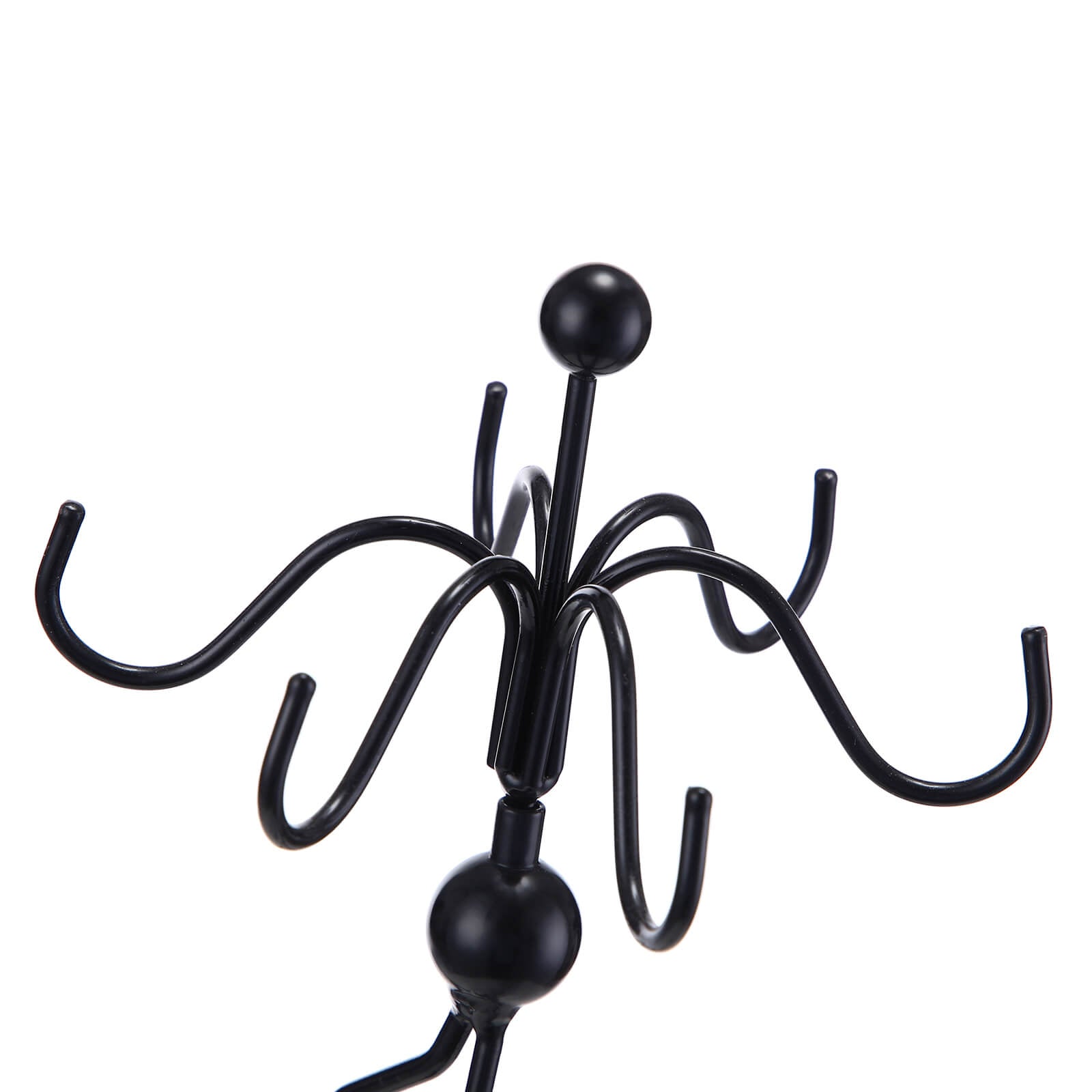 Jewellery Organiser – Metal – White – Multi-Level Necklaces Holder