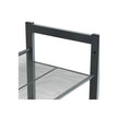 5-Tier Metal Mesh Shoe Rack – Cool Grey – Stackable Design for 15 to 20 Pairs of Shoes