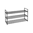 Shoe Rack – Steel – Grey – Holds Up to 15 Pairs, Compact Size
