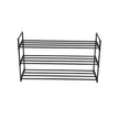Shoe Rack – Steel – Grey – Holds Up to 15 Pairs, Compact Size