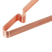 Metal Clothes Hanger – Chromium-plated – Rose Gold – Anti-rust, Non-slip, Space Saving, Pack of 10