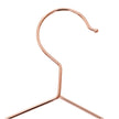 Metal Clothes Hanger – Chromium-plated – Rose Gold – Anti-rust, Non-slip, Space Saving, Pack of 10