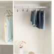 Metal Trouser Hangers – Chrome-Plated – Silver – Non-Slip Design with Clips