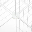 Metal Wire Pet Playpen – Steel – Black – Two-Level Customizable Enclosure for Small Animals