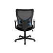 Mid-back Office Chair – Mesh – Black – Ergonomic with Adjustable Lumbar Support and Armrests
