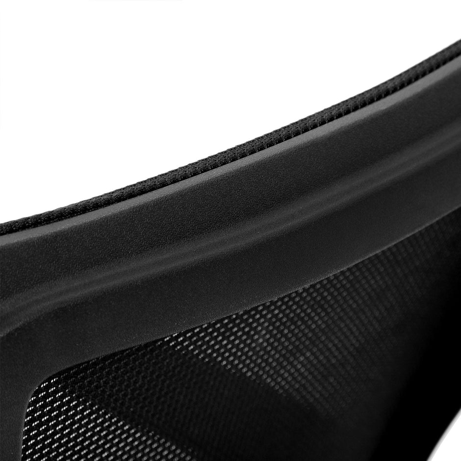 Mid-back Office Chair – Mesh – Black – Ergonomic with Adjustable Lumbar Support and Armrests