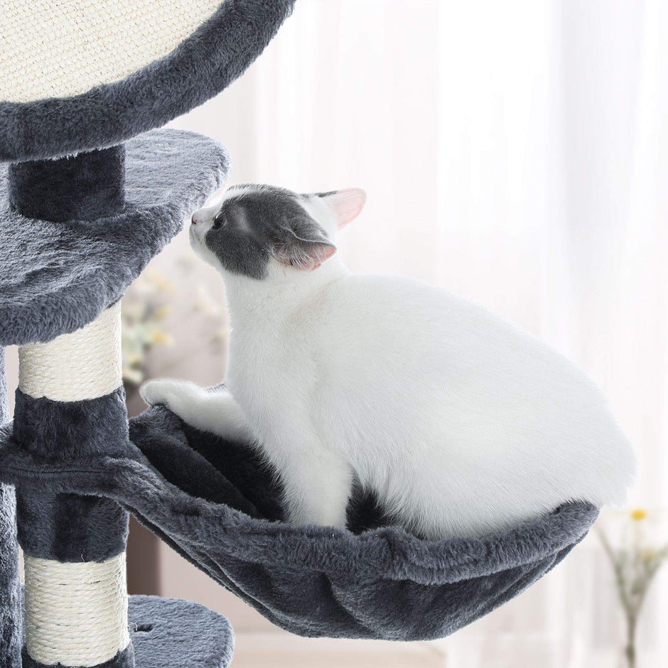 Cat Tree – Wood and Sisal – Multi-level – Scratching Pad and Posts