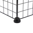 Modular Storage Shelf Unit – Metal Wire – Black – Interlocking Design for Entryway Closet