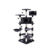 Multi-Level Cat Tree – Engineered Wood – Smoky Grey – Spacious Design