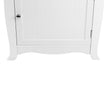 Nightstand – Wooden – White – Large Capacity with Storage Cabinet and Drawer
