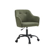Office Chair – Linenette Fabric – Grey – Ergonomic Design with Adjustable Height and Armrests