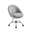 Office Chair – Foam – Dove Grey – Swivel Design with Adjustable Height
