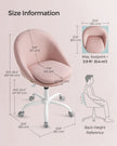 Swivel Office Chair – Foam Padding – Adjustable Height – Ideal for Home Office and Study
