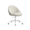 Office Chair – Foam – Dove Grey – Swivel Design with Adjustable Height