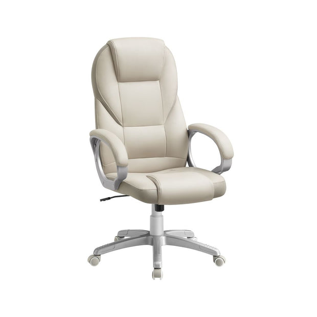 High Back Executive Office Chair – Durable Material – Black – Ergonomic Design, Height Adjustable