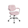 Swivel Desk Chair – Synthetic Leather – Ink Black – Ergonomic Design with Tilt Function and Adjustable Height