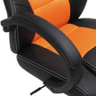 Swivel Computer Chair – PU – Blue – Racing Sport Design with Tilt Function