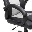 Swivel Computer Chair – PU – Blue – 360-Degree Tilt Function