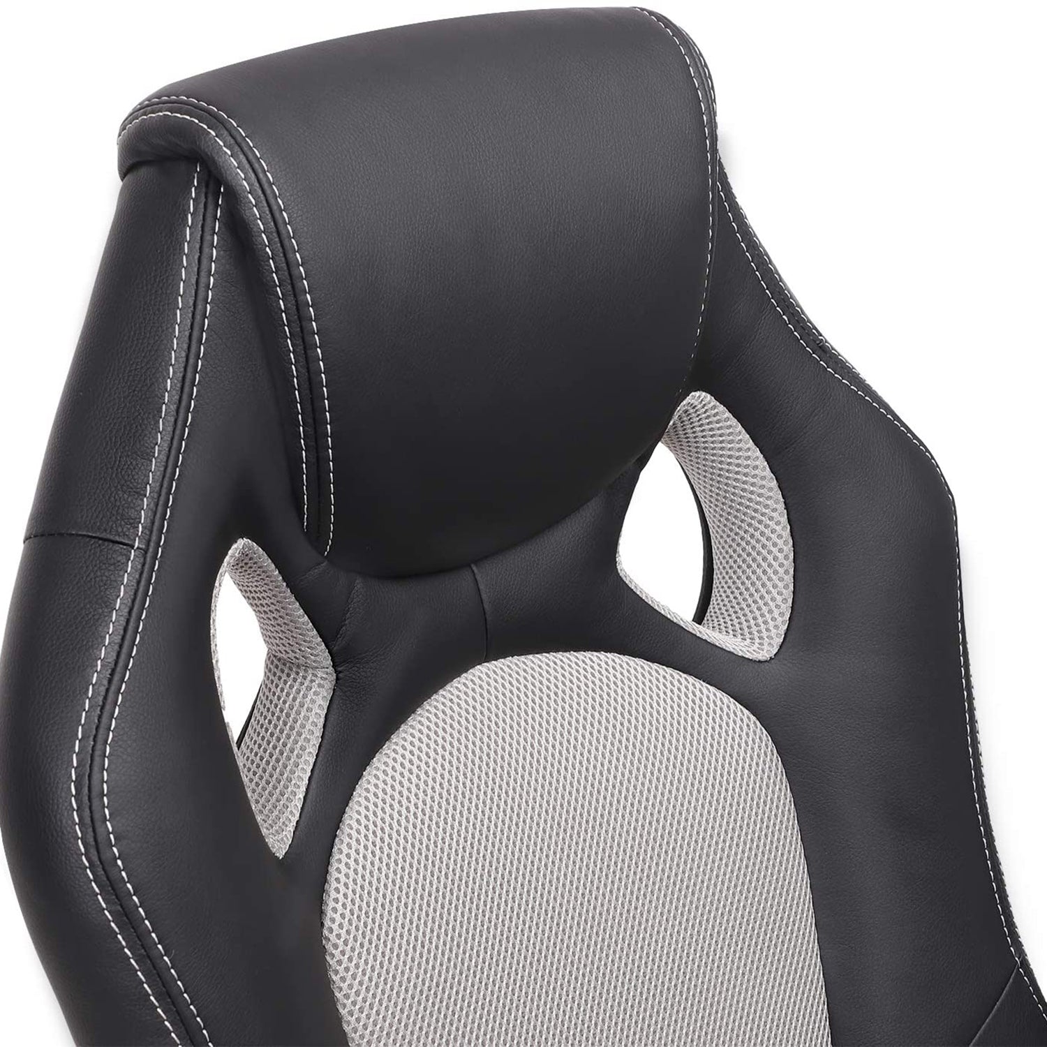 Swivel Computer Chair – PU – Blue – 360-Degree Tilt Function