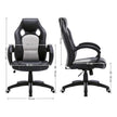 Swivel Computer Chair – PU – Blue – 360-Degree Tilt Function