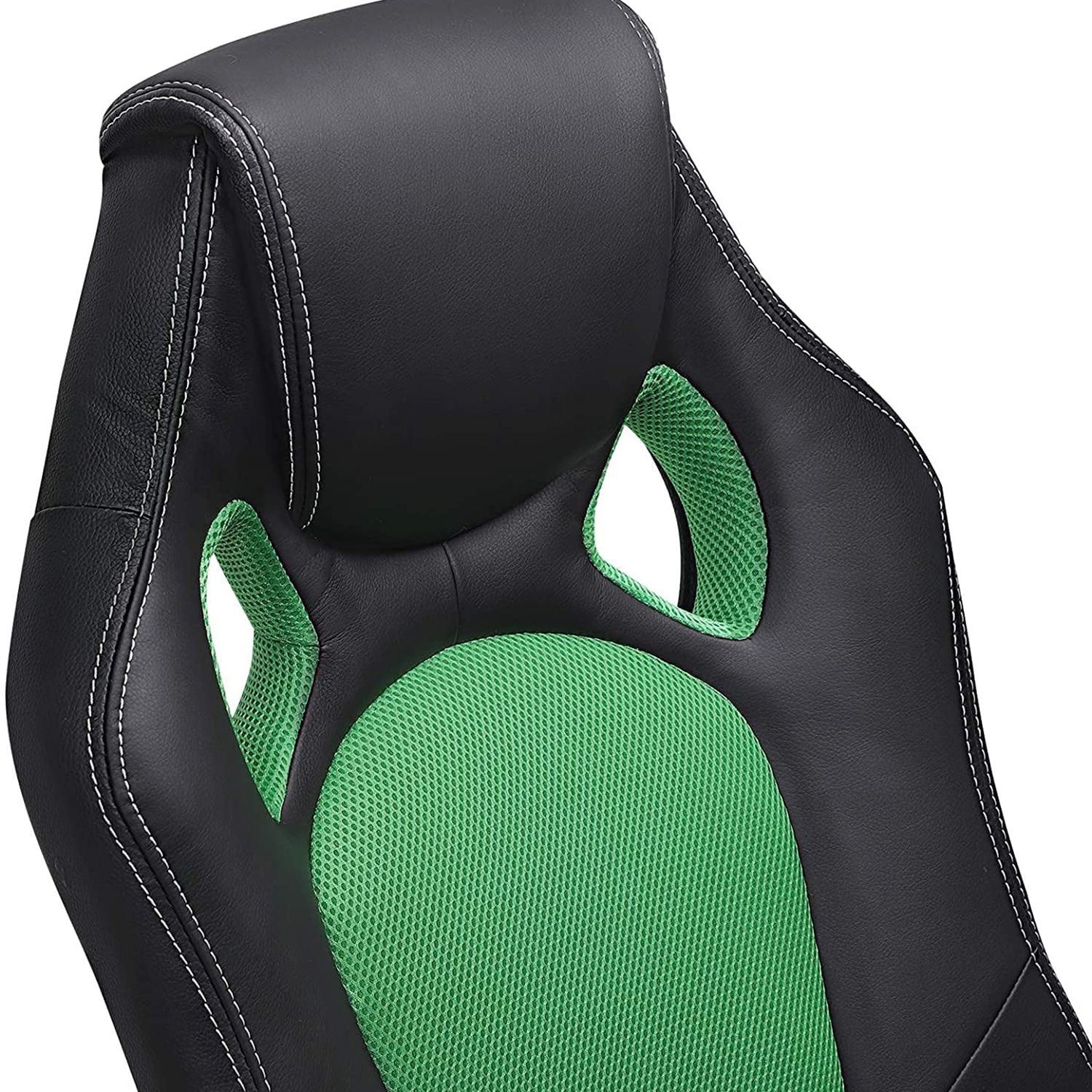 Swivel Computer Chair – PU – Blue – 360-Degree Tilt Function