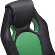 Swivel Computer Chair – PU – Blue – 360-Degree Tilt Function