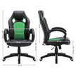 Swivel Computer Chair – PU – Blue – 360-Degree Tilt Function