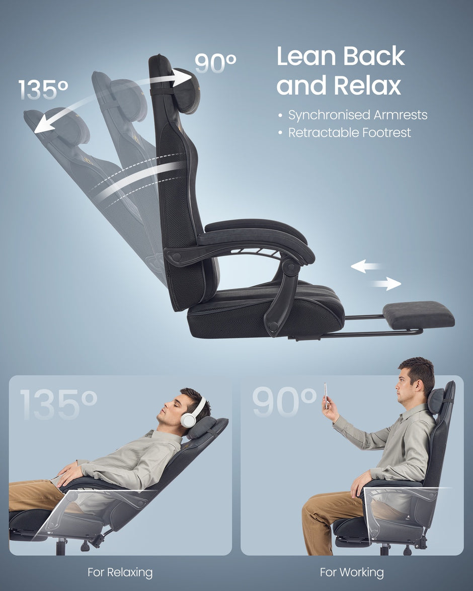 Ergonomic Office Computer Desk Chair - 27.6