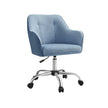 Office Chair – Linenette Fabric – Grey – Ergonomic Design with Adjustable Height and Armrests