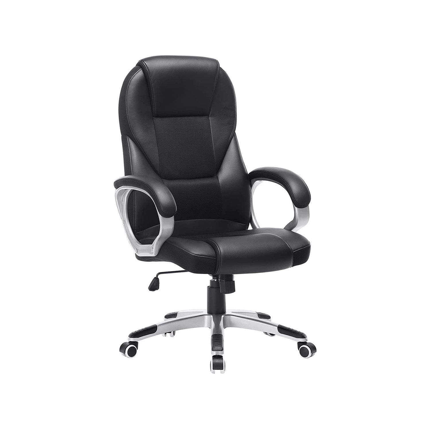 High Back Executive Office Chair – Durable Material – Black – Ergonomic Design, Height Adjustable