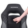 Racing Sport Office Chair – PU – Black-Grey – Tilt Function, Swivel Design