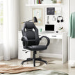 Swivel Computer Chair – PU – Blue – Racing Sport Design with Tilt Function